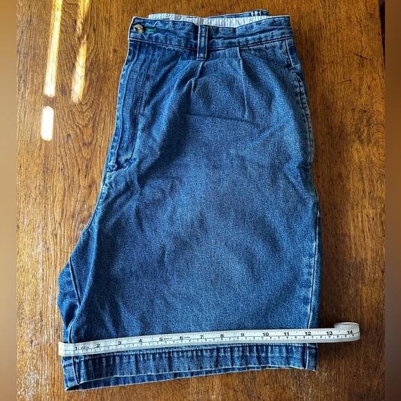 TOMMY HILFIGER - VINTAGE DENIM SHORTS - SIZE 33 MEN/SIZE 12 WOMEN - Picture 11 of 11